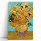 Black and white stretched canvas of Van Gogh's 'Starry Night', ideal for kitchen wall art.