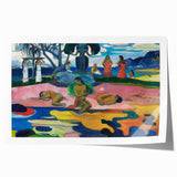Modern Wall Art - Day of the God by Paul Gauguin