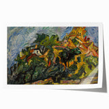 Modern Wall Art - View of Céret by Chaïm Soutine