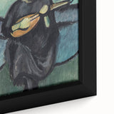 Modern Wall Art - Mandolin Player | Abstract Musical Expression Print