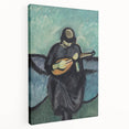 Modern Wall Art - Mandolin Player | Abstract Musical Expression Print