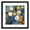 Abstract wall art featuring bold black strokes on a white background, framed with a sleek black mat. Ideal for modern decor, enhancing any interior space.