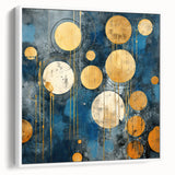 Framed abstract strokes wall art in neutral tones, showcasing a modern design with white borders, ideal for contemporary home décor. Perfect for living rooms or offices.