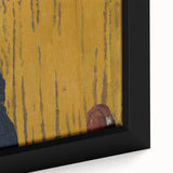 Modern Wall Art - The Yellow Curtain with Abstract Details