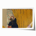 Modern Wall Art - The Yellow Curtain with Abstract Details