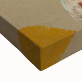 Modern Wall Art - The Yellow Curtain with Abstract Details