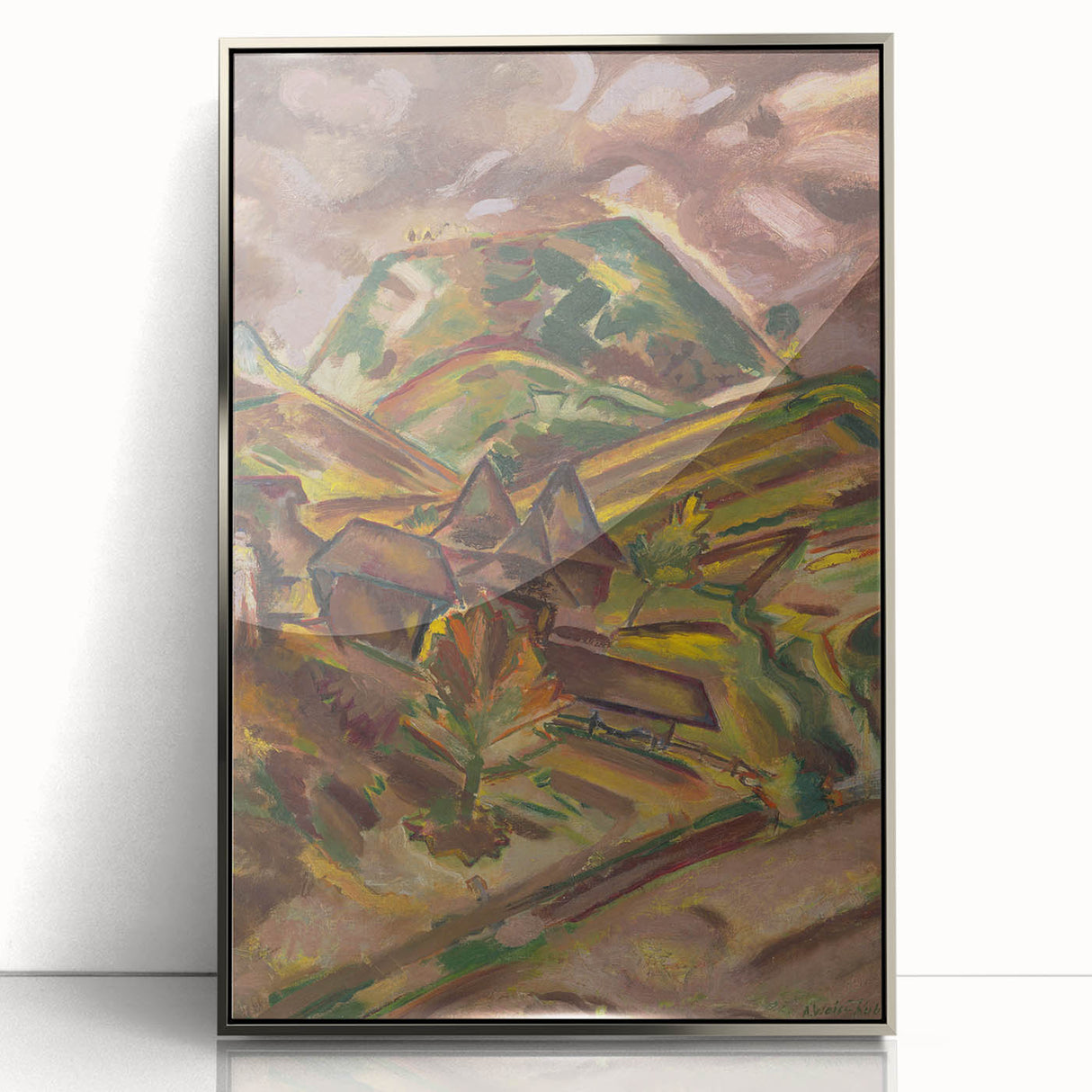 Expressionist Art: From Lužna by Arnold Peter Weisz-Kubínčan Print