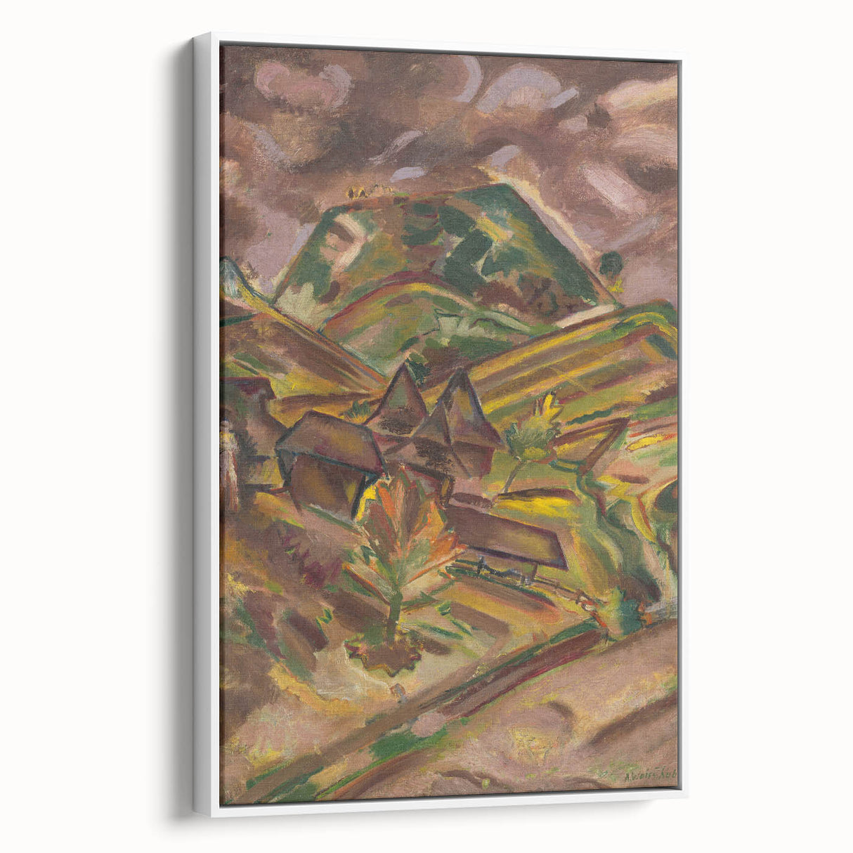Expressionist Art: From Lužna by Arnold Peter Weisz-Kubínčan Print