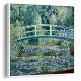 Claude Monet's Water Lilies and Japanese Bridge - Impressionist Garden Art