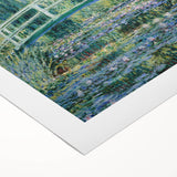 Claude Monet's Water Lilies and Japanese Bridge - Impressionist Garden Art