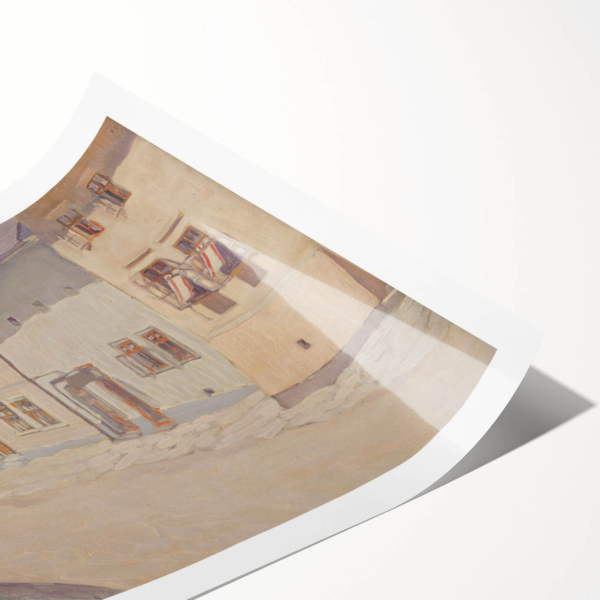 Modern Wall Art - Historic Levoča Street Scene - Contemporary Decor