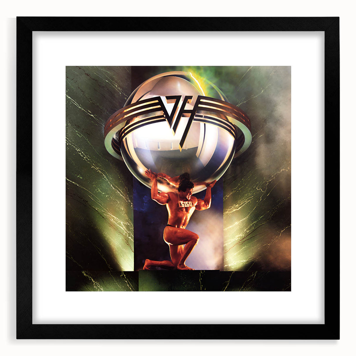 Retro Wall Art – Van Halen 5150 Album | Retro Poster Art Vintage Prints