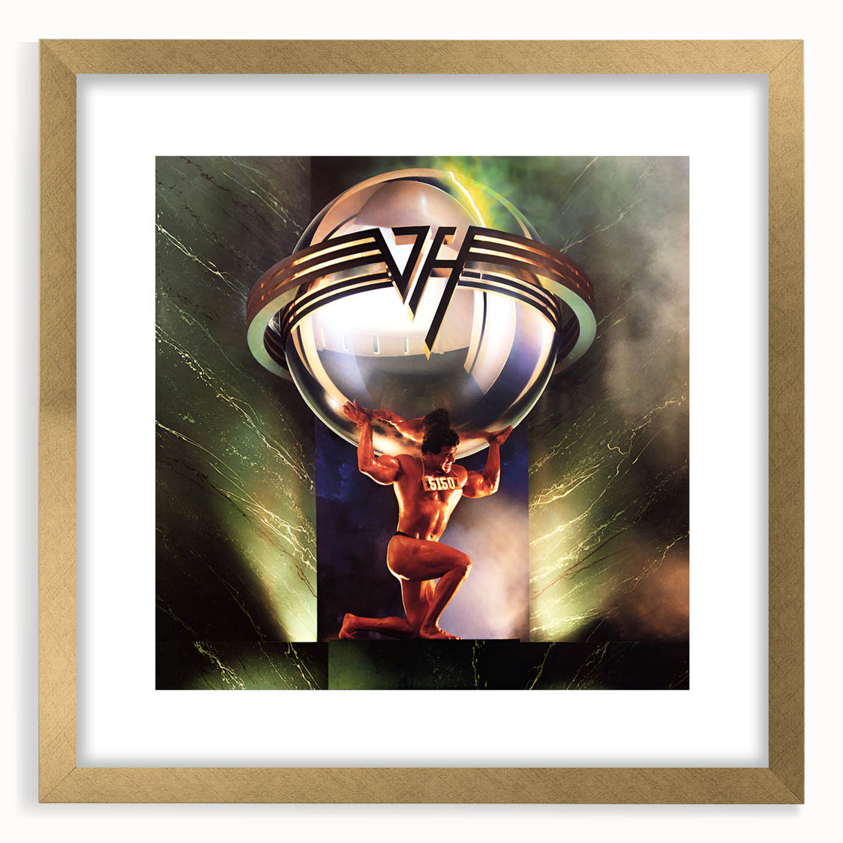 Retro Wall Art – Van Halen 5150 Album | Retro Poster Art Vintage Prints