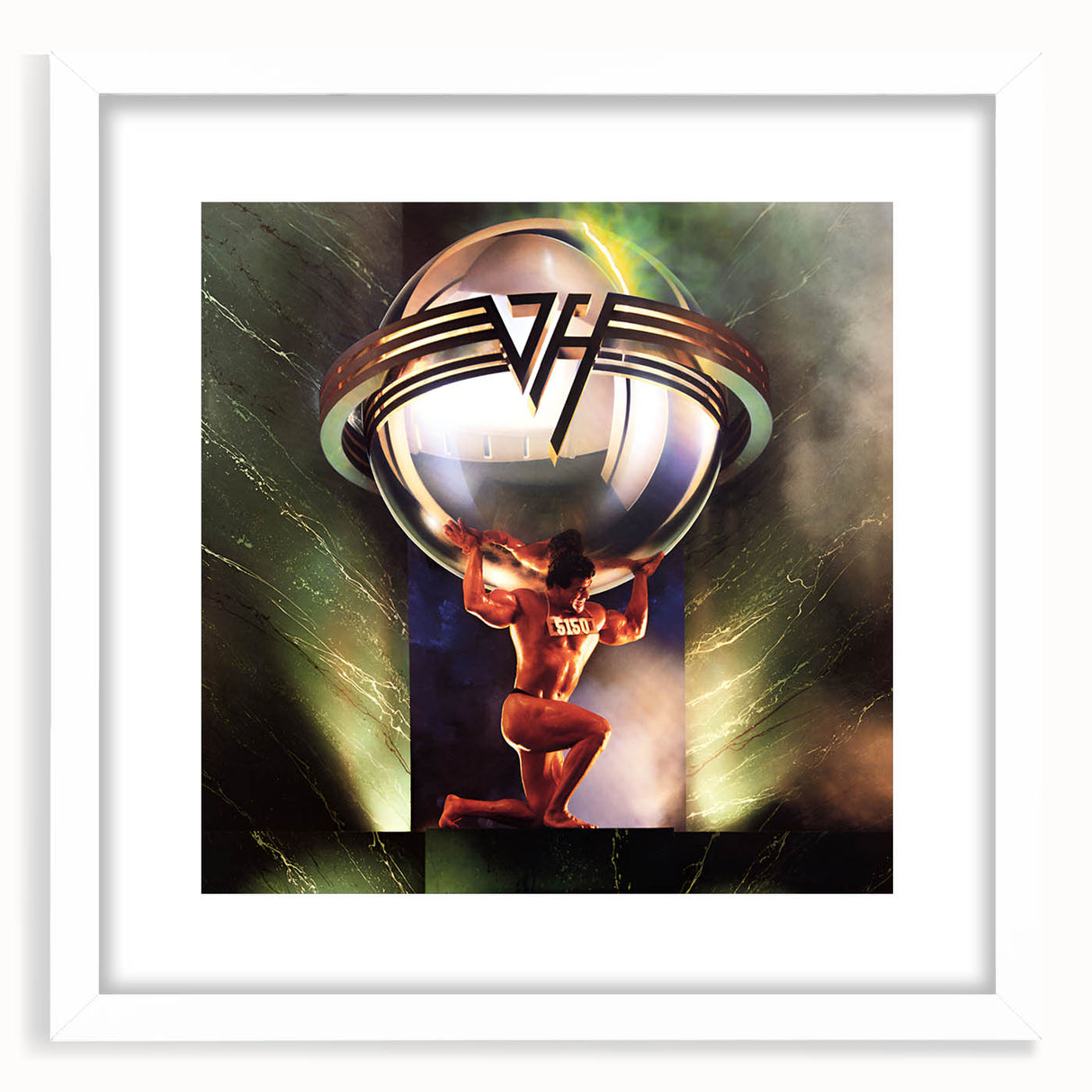 Retro Wall Art – Van Halen 5150 Album | Retro Poster Art Vintage Prints