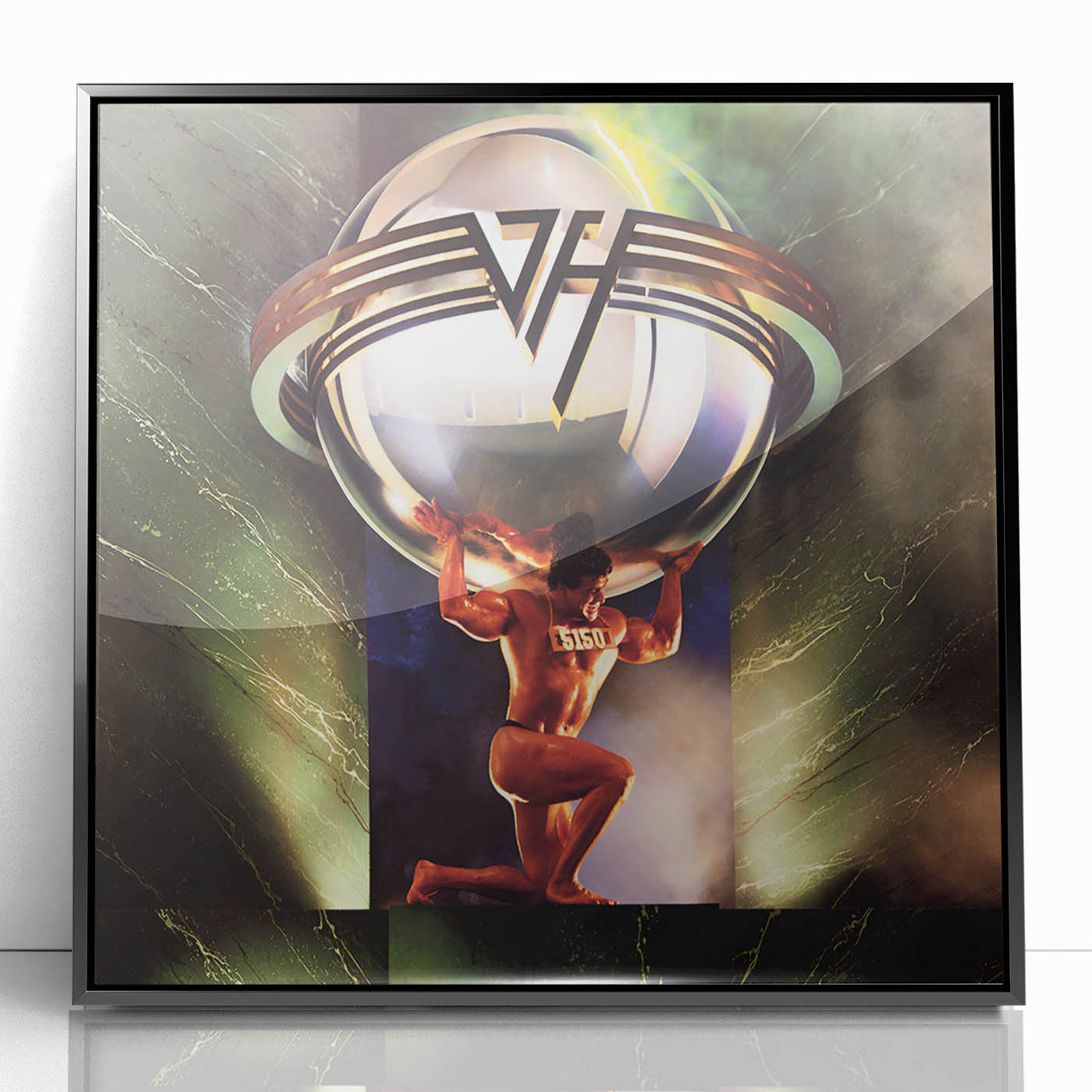 Retro Wall Art – Van Halen 5150 Album | Retro Poster Art Vintage Prints