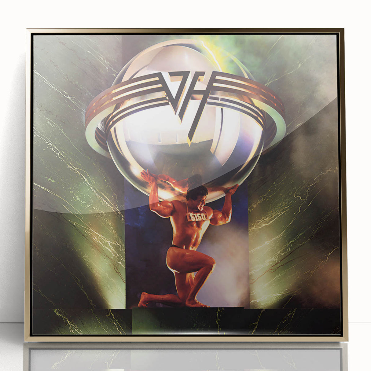 Retro Wall Art – Van Halen 5150 Album | Retro Poster Art Vintage Prints