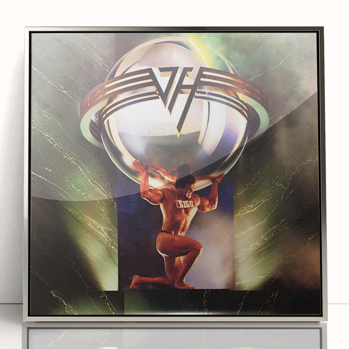 Retro Wall Art – Van Halen 5150 Album | Retro Poster Art Vintage Prints