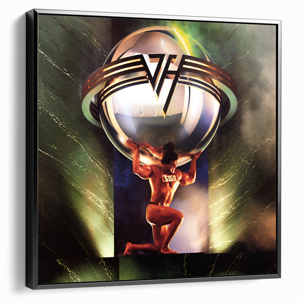 Retro Wall Art – Van Halen 5150 Album | Retro Poster Art Vintage Prints