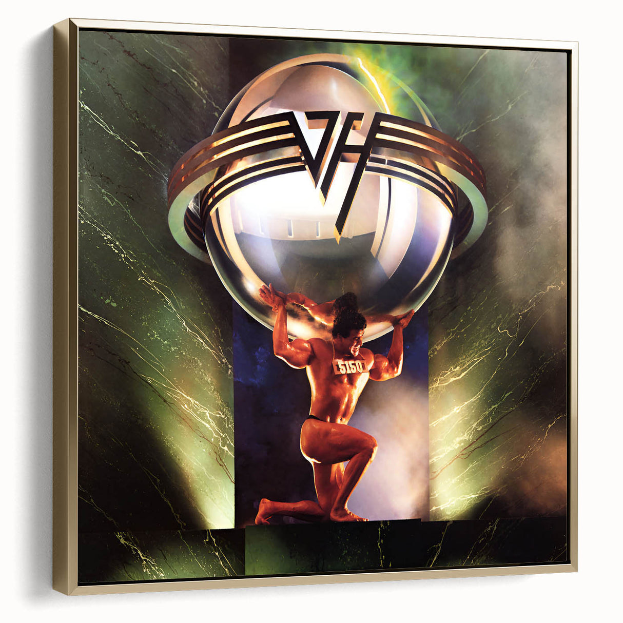 Retro Wall Art – Van Halen 5150 Album | Retro Poster Art Vintage Prints