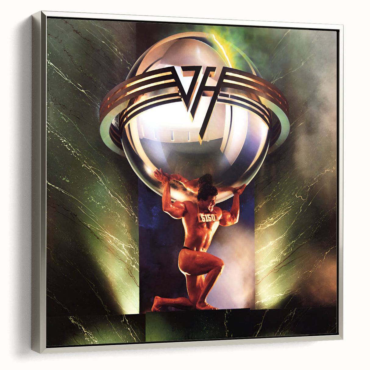 Retro Wall Art – Van Halen 5150 Album | Retro Poster Art Vintage Prints