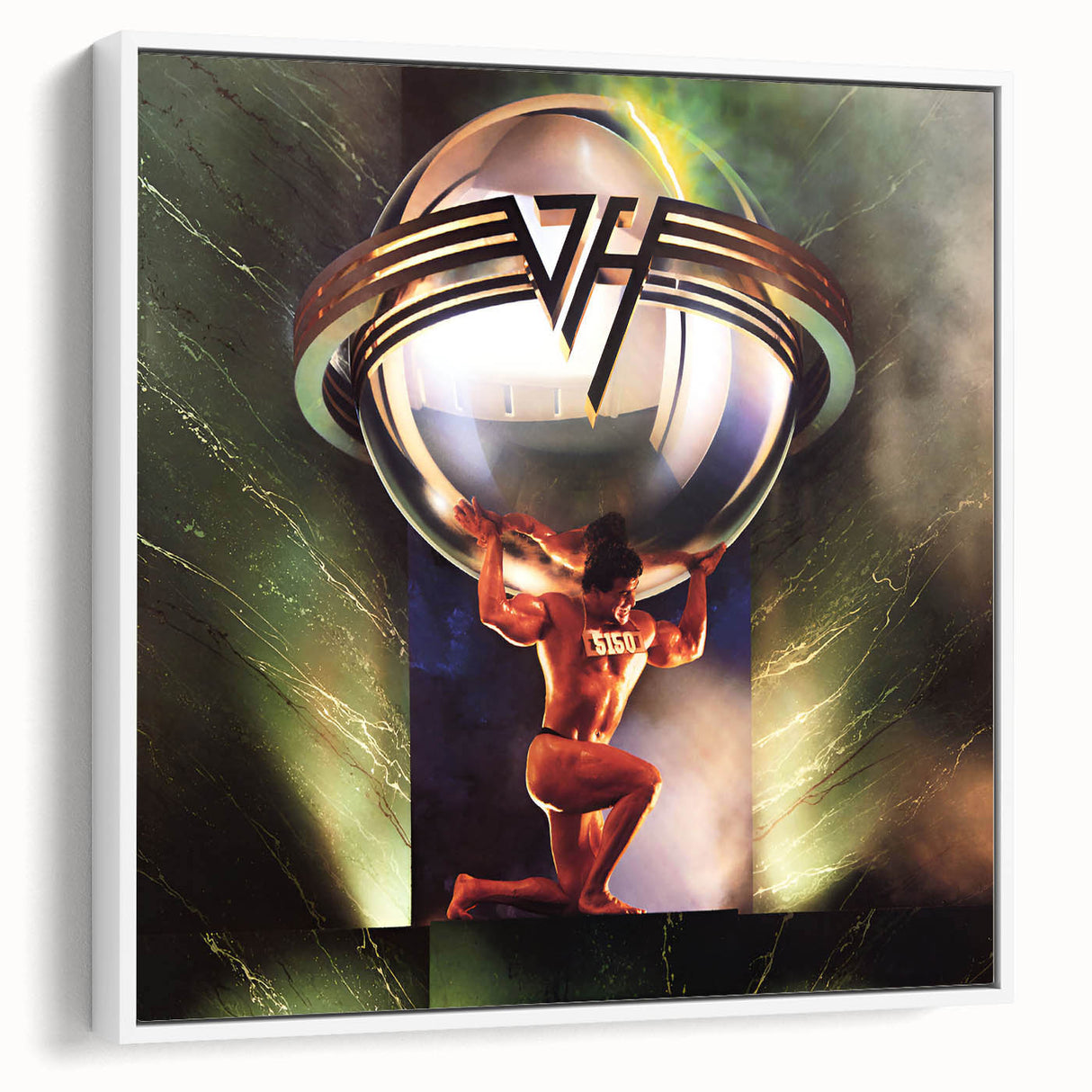 Retro Wall Art – Van Halen 5150 Album | Retro Poster Art Vintage Prints