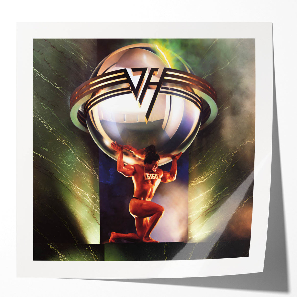 Retro Wall Art – Van Halen 5150 Album | Retro Poster Art Vintage Prints