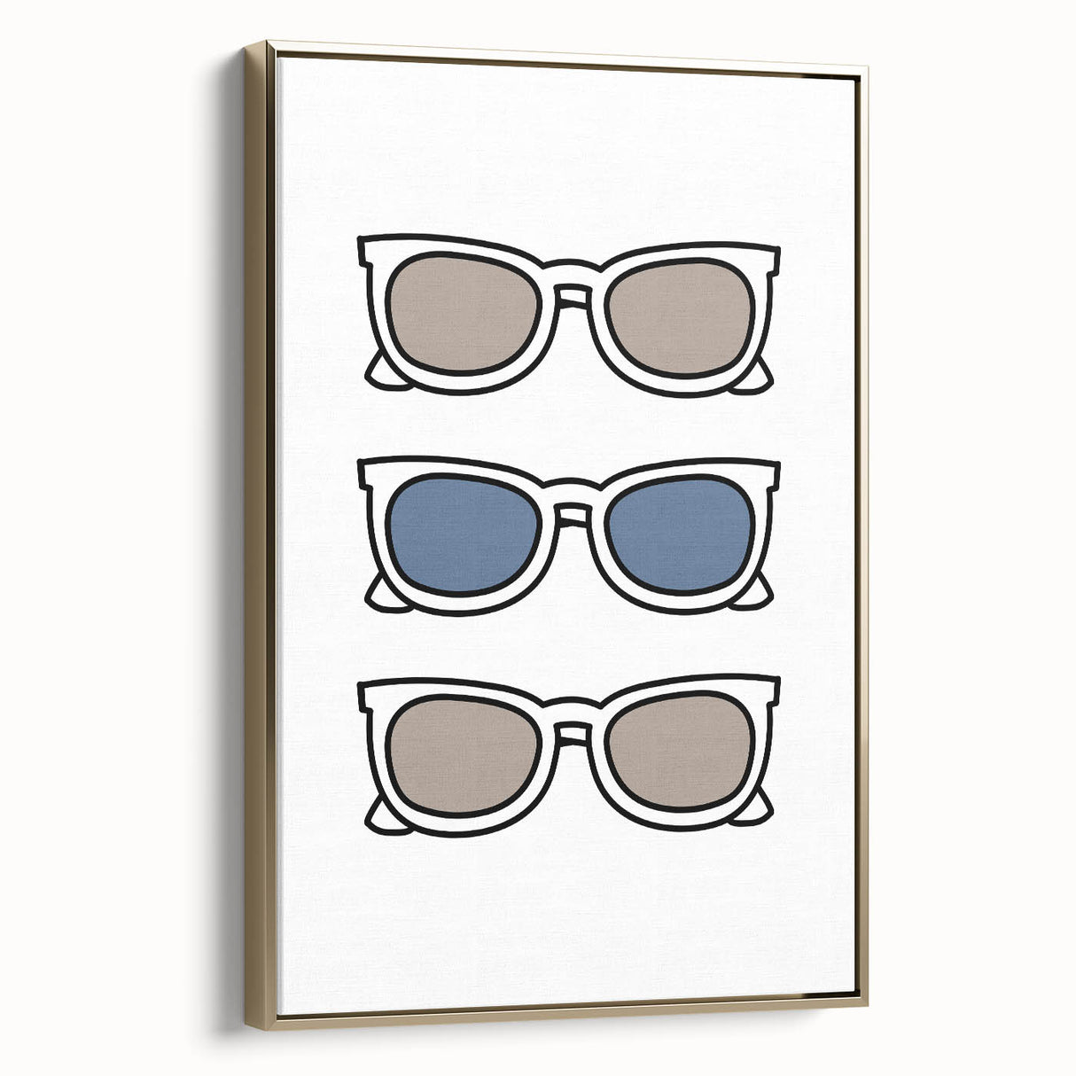 Cool Sunglasses Trio – Boys Trendy Wall Art