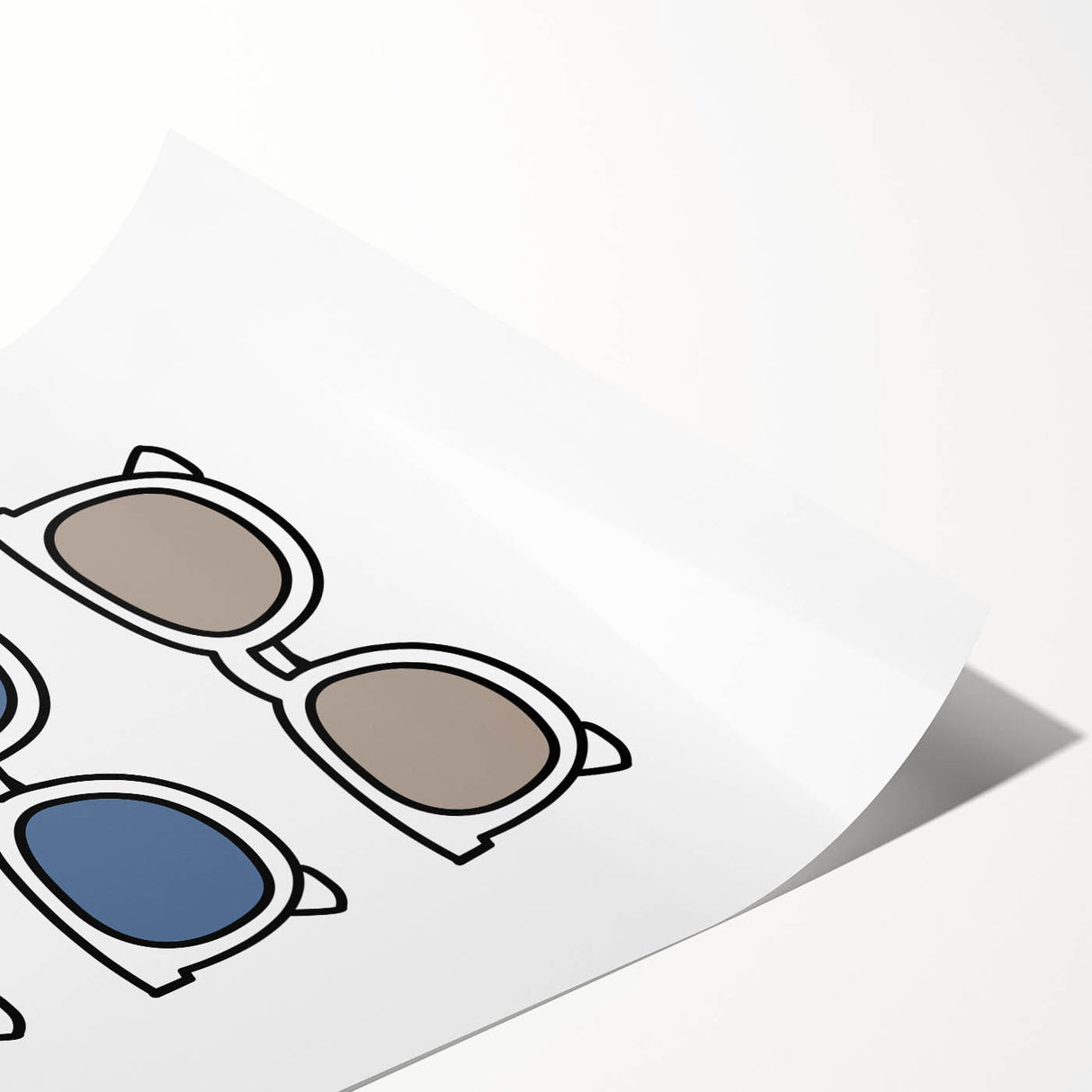 Cool Sunglasses Trio – Boys Trendy Wall Art