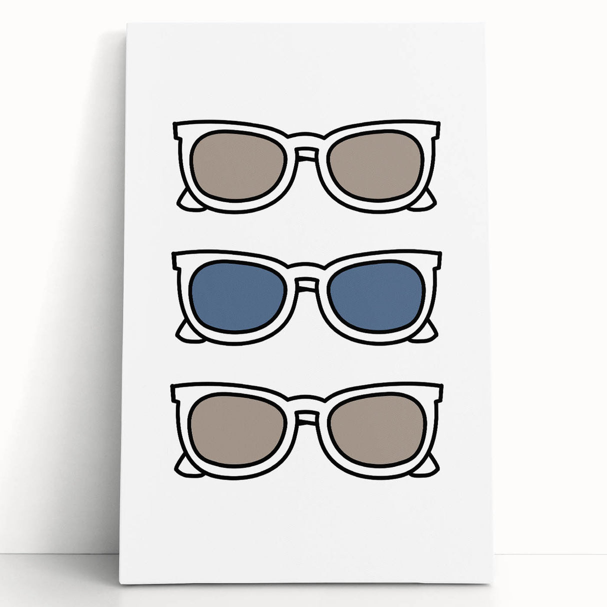 Cool Sunglasses Trio – Boys Trendy Wall Art