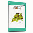 Classroom Educational Posters – Australia Map Learning Print