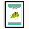 Classroom Educational Posters – Australia Map Learning Print