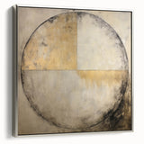 Abstract wall art featuring vibrant, colorful strokes in a modern design, framed with a sleek silver border, ideal for contemporary home decor. Perfect for adding a touch of artistic flair to living spaces.