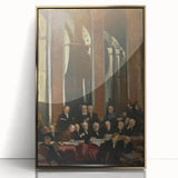 Modern Wall Art - Treaty of Versailles Abstract Historical Scene