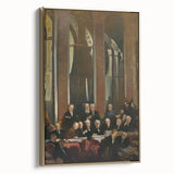 Modern Wall Art - Treaty of Versailles Abstract Historical Scene