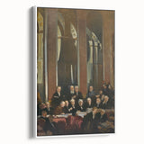 Modern Wall Art - Treaty of Versailles Abstract Historical Scene