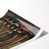 Modern Wall Art - Treaty of Versailles Abstract Historical Scene