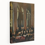 Modern Wall Art - Treaty of Versailles Abstract Historical Scene