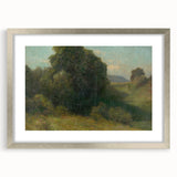 Modern Wall Art - Serene Valley Landscape with Lush Greens