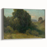 Modern Wall Art - Serene Valley Landscape with Lush Greens