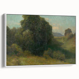 Modern Wall Art - Serene Valley Landscape with Lush Greens