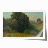 Modern Wall Art - Serene Valley Landscape with Lush Greens