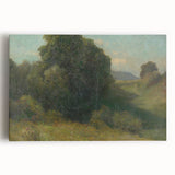 Modern Wall Art - Serene Valley Landscape with Lush Greens