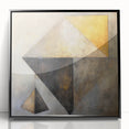 Abstract strokes wall art featuring a modern design with bold black and white colors, elegantly framed in acrylic, perfect for contemporary decor. Ideal for enhancing living spaces with a stylish artistic touch.