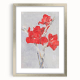 Modern Wall Art - Piet Mondrian’s Red Gladioli Print