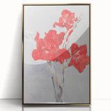 Modern Wall Art - Piet Mondrian’s Red Gladioli Print