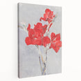 Modern Wall Art - Piet Mondrian’s Red Gladioli Print