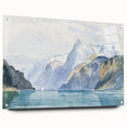 Modern Wall Art - Serene Alpine Landscape with Tranquil Waters