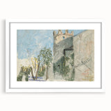 Modern Wall Art - Mansion Study with Rustic Charm