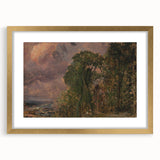 Romanticism Art: A View at Hampstead with Stormy Weather