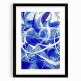 Abstract geometric frame in black, showcasing a modern design with a matte finish, perfect for contemporary decor. Ideal for art displays or stylish photo framing.